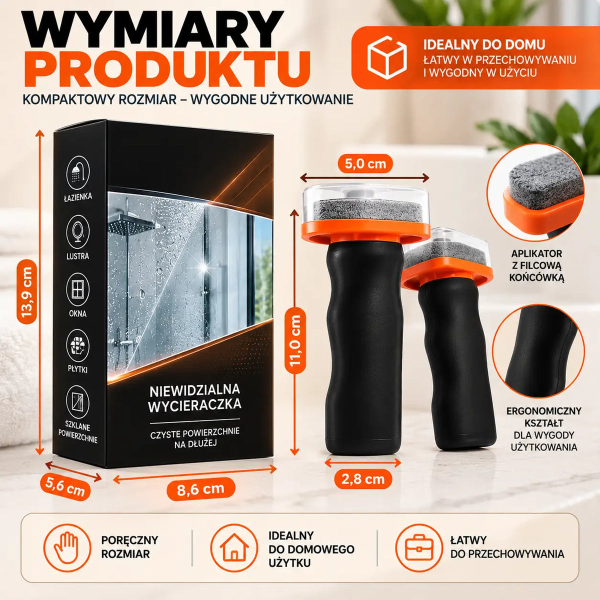 Pasta do Czyszczenia Szyb z Wbudowanym Aplikatorem
