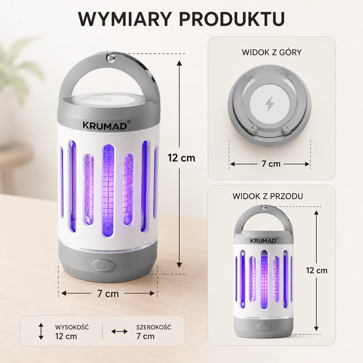 Skuteczna Lampa Owadobójcza UV (5W) – Twój Sposób na Spokojne Lato bez Owadów!