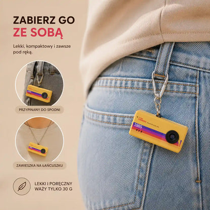 Mini Aparat Cyfrowy Brelok RETRO z Ekranem LCD – Twój Vintage Vibe w Kieszeni