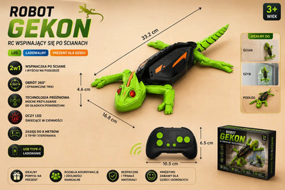 RoboGekon - Niesamowita Zabawka Wspinająca się po Ścianach! 🦎