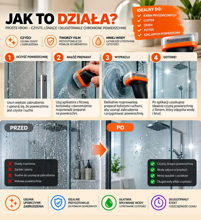 Pasta do Czyszczenia Szyb z Wbudowanym Aplikatorem