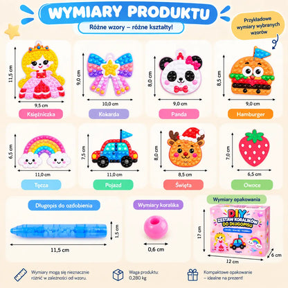 Pykolki - Zestaw Koralików do Długopisu