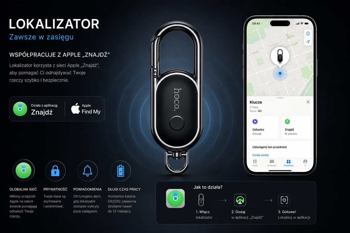 Mini Lokalizator GPS – do kluczy, plecaka, bagażu i auta