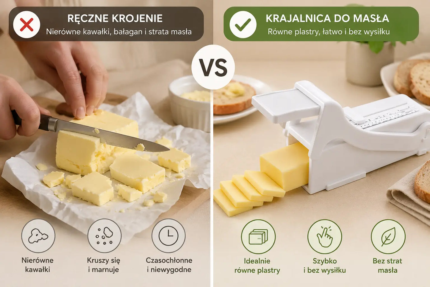 Dozownik do Masła i Sera z Regulacją Grubości – Perfekcyjne Plastry w Sekundę!