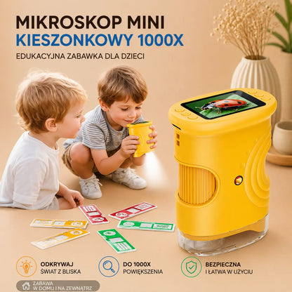 Cyfrowy Mikroskop Edukacyjny dla Dzieci z Oświetleniem LED