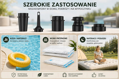 Bezprzewodowy mini kompresor