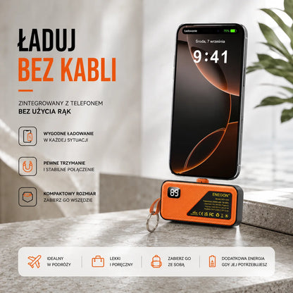 Mini Powerbank 5000 mAh z wbudowanym złączem USB-C
