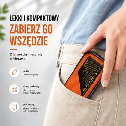 Mini Powerbank 5000 mAh z wbudowanym złączem USB-C