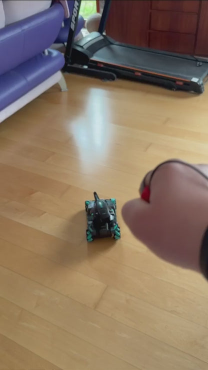 Zdalnie Sterowany Czołg 4x4 z Armatą na Kulki Żelowe – Sterowanie Gestami i Pilotem!