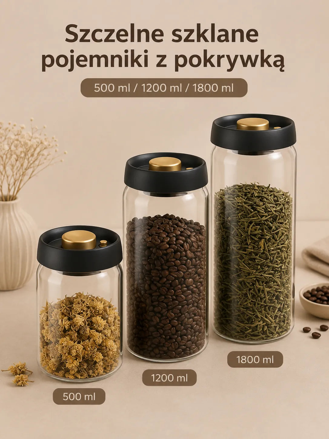 Twoja kawa zawsze świeża – szczelne pojemniki próżniowe do żywności