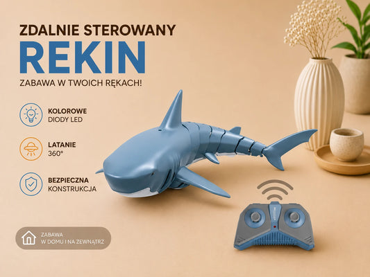 Zdalnie Sterowany Rekin RC – Władca Basenu i Wanny! 🦈💦