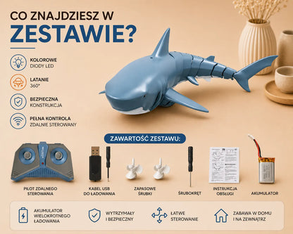 Zdalnie Sterowany Rekin RC – Władca Basenu i Wanny! 🦈💦