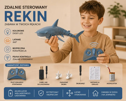 Zdalnie Sterowany Rekin RC – Władca Basenu i Wanny! 🦈💦
