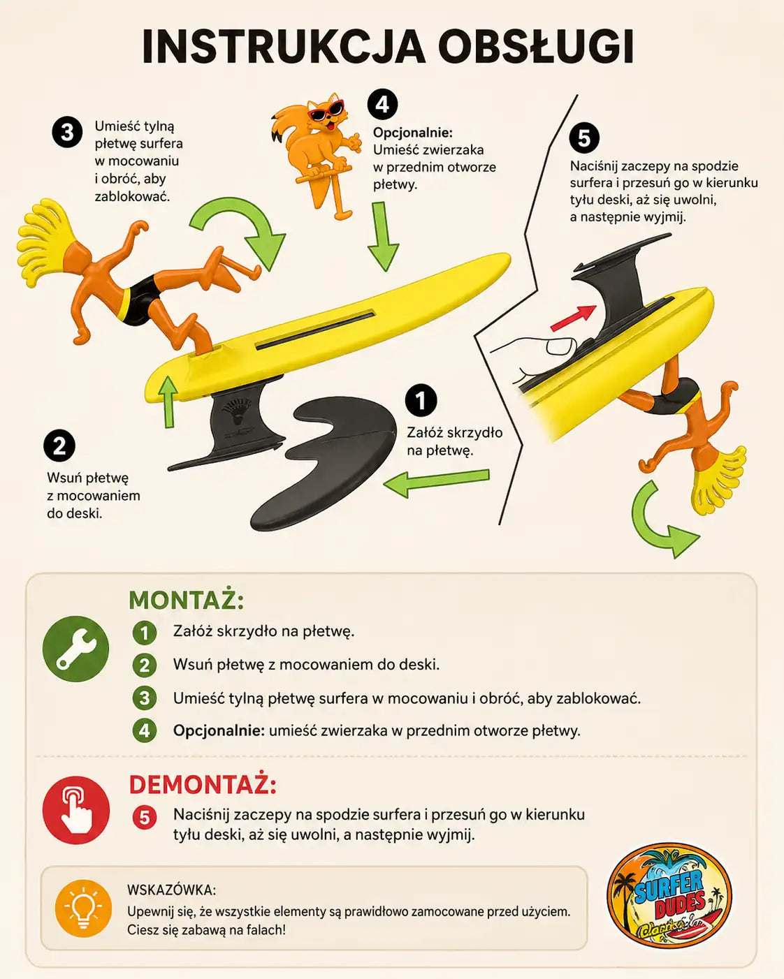 Pływający Mini Surfer na Fale – Pierwszy na Świecie Wodny Bumerang!