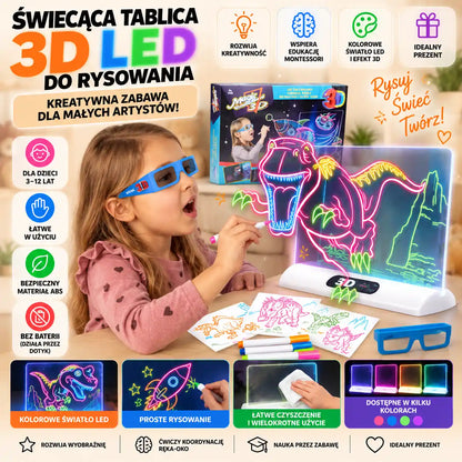 Świetlna Tablica LED – Kreatywna zabawa bez ekranów!