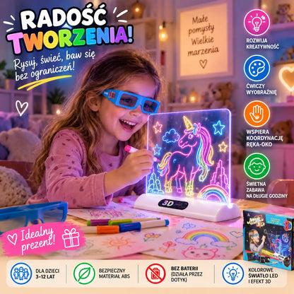 Świetlna Tablica LED – Kreatywna zabawa bez ekranów!
