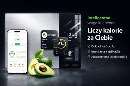 Liczy kalorie za Ciebie – Inteligentna Waga Kuchenna z aplikacją