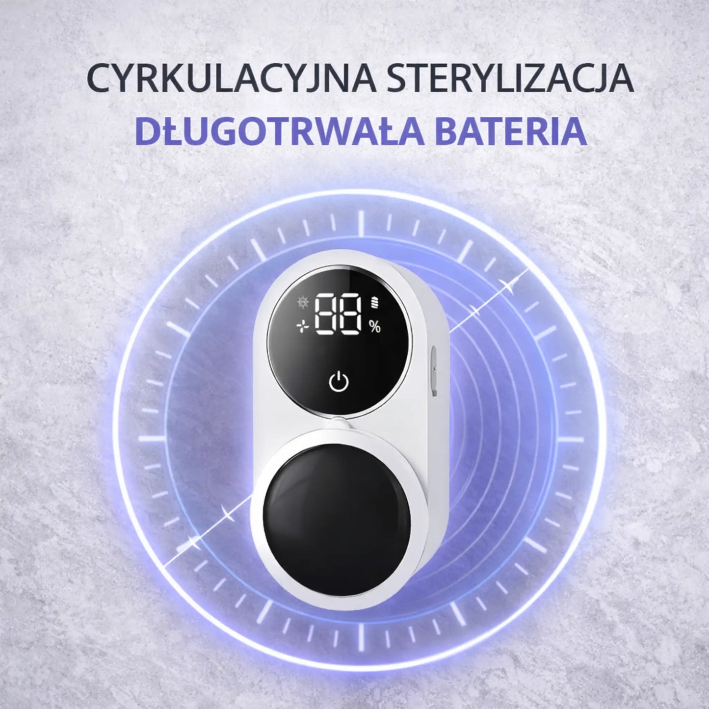 Sterylizator UV do Szczoteczek – Zabija 99,9% Bakterii + Automatyczne Suszenie